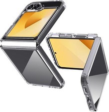 For Samsung Galaxy Z Flip Fold 4 5 6 7 FE Case Clear Gel Hard Phone Cover PC