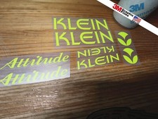 Klein Attitude FLUOR vintage mtb decal sticker vinyl adesivi autocollant ステッ