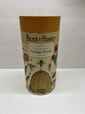 Cavallini Co Vintage Bees Honey 1000 Piece Puzzle Complete