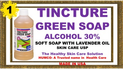 Humco Tincture Green Soap The Healthy Skin Care Solution 16 oz Fresh Lot