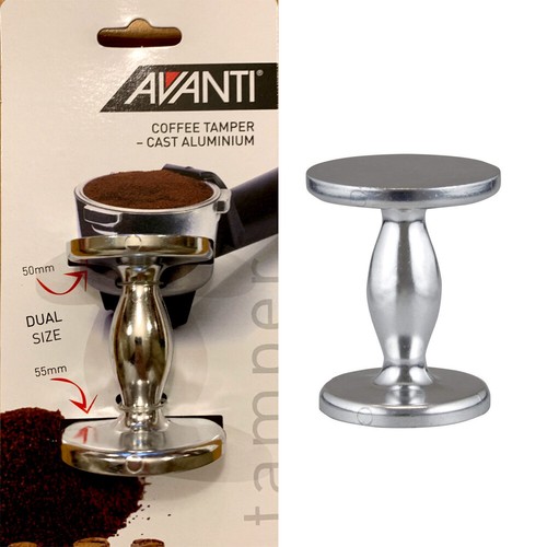 100% Genuine! AVANTI Aluminium Coffee Tamper Silver! Dual Size! - Bild 1 von 4