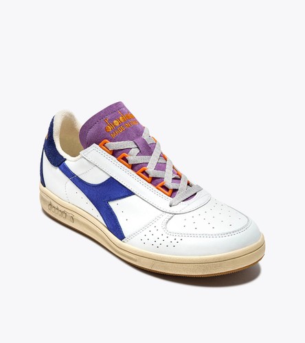 Diadora Heritage B.Elite Tourney Italy 201.181423 Uomo Bianco New FW24/25 - Foto 3 di 5