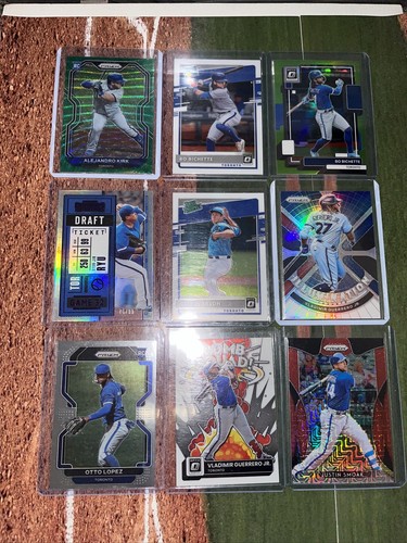 2020 Optic Bo Bichette Rated Rookie | 2021 Alejandro Kirk Prizm Green Wave RC - Picture 1 of 18