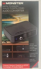 Monster MAD1-1007-BLK Digital/Analog /Analog To Digital Audio Converter New!