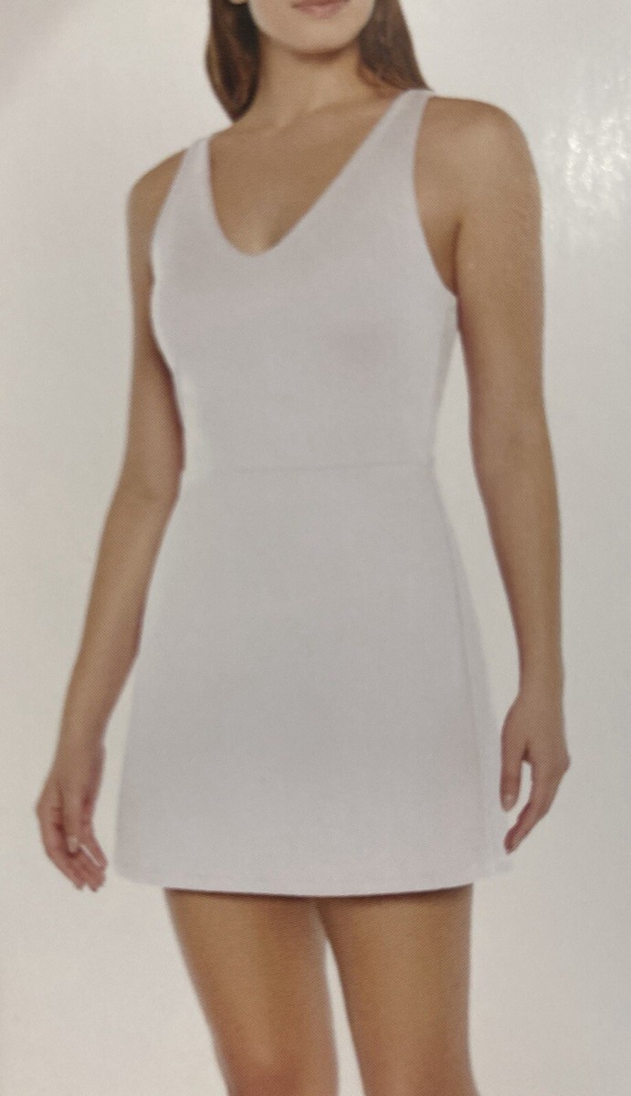 Gap Fit Active XXL White Tank Dress built In Shorts NWT, $69.95 MSRP