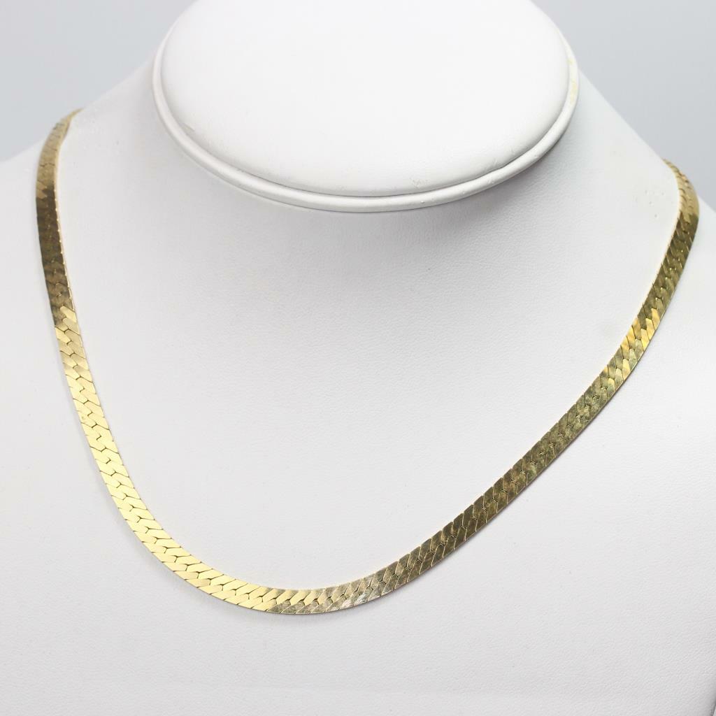 16" Cable Chain In 18k Yellow Gold (1.15mm - Foto 12
