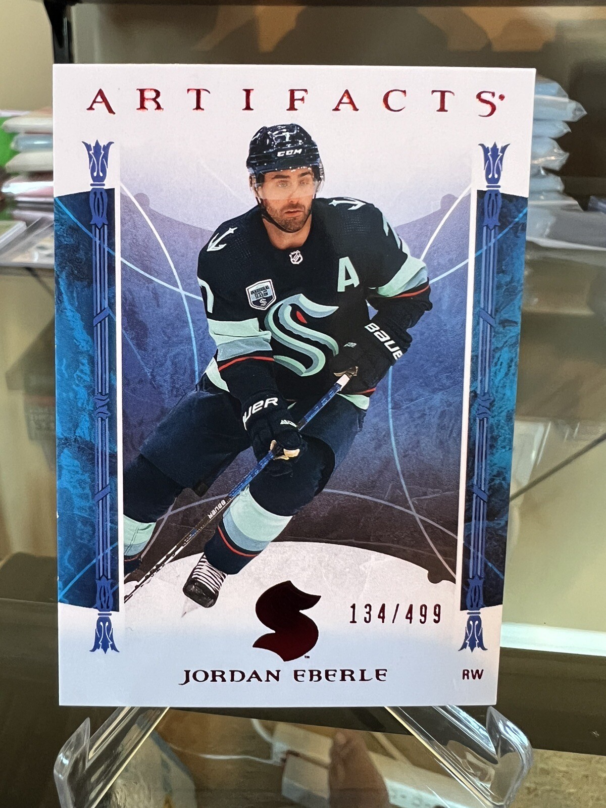 2022-23 Upper Deck Artifacts Ruby #9 Jordan Eberle 134/499