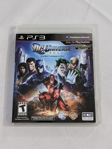 Ps3 Dc Universe Online The Next Legend Is You Sony Playstation 3 Video Game Disc Ebay