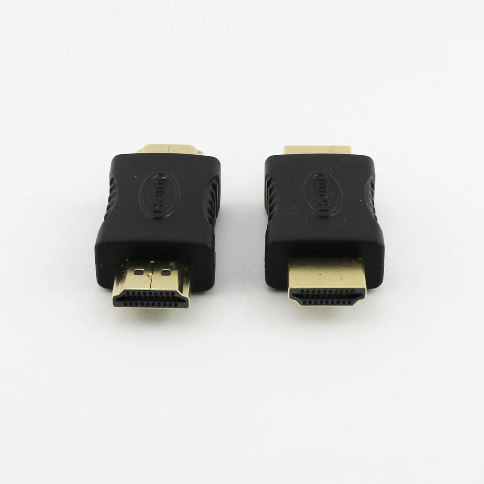 1pc HDMI-compatible Male To Male Coupler Gender HDTV Extender Adapter Connector - Image 2 of 4