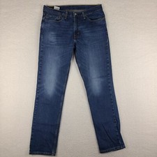 Levi's 511 Jeans Mens 34x32 Blue Slim Fit Dark Wash Denim