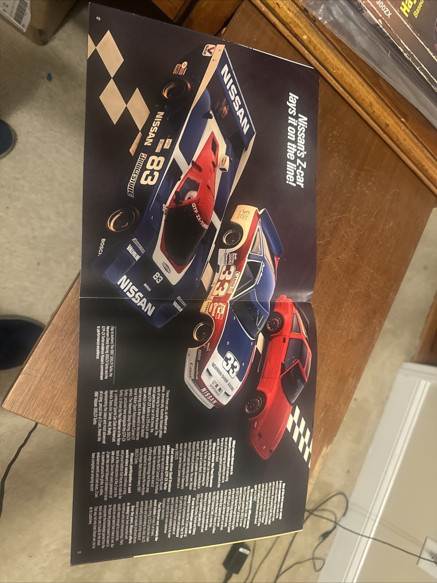 1987 Nissan 300ZX 300-ZX 22-page Original Car Sales Brochure