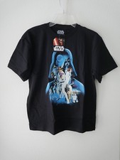 Star Wars Darth Vader Graphic T-Shirt Boys Sz Medium Short Sleeve Crew Black NWT
