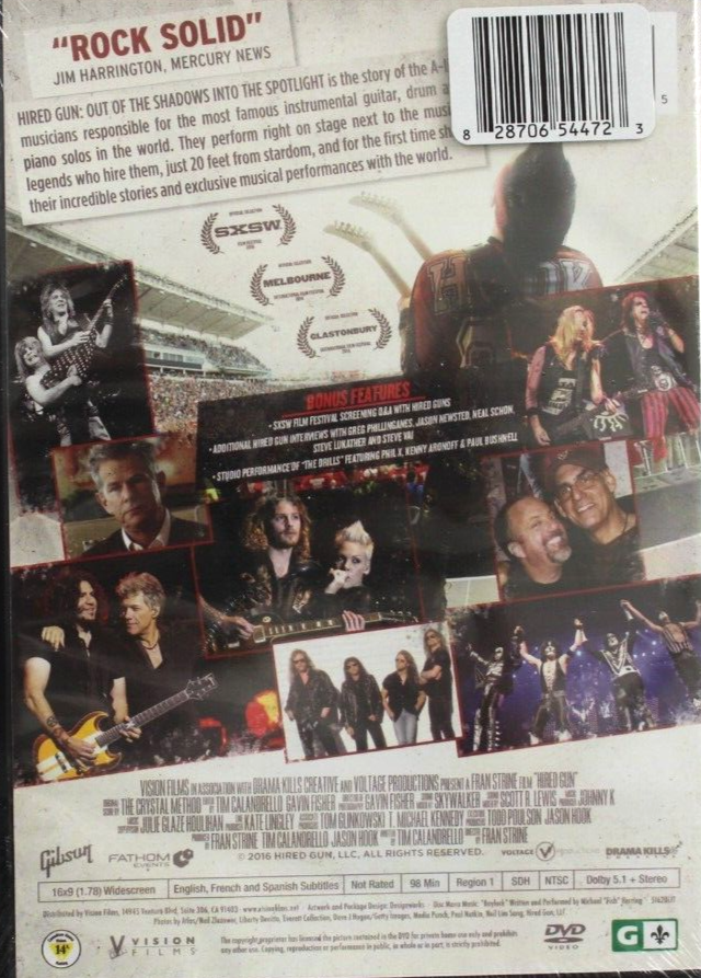 HIRED GUN DVD SEALED ALICE COOPER & ROB ZOMBIE *QUICK SHIP* | eBay