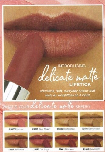 AVON True Colour Perfectly Matte Lipstick All Shades Blushed & Delicate FULLSIZE - Picture 25 of 47