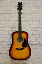 Fender Squier Dreadnought Acoustic Guitar - Sunburst (scratches Throughout; Stic