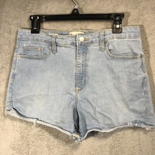 UNIVERSAL THREAD Shorts Womens 12/31R Cut offs High Rise Denim Midi Blue Jean
