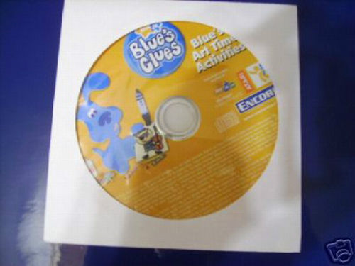 NEW BLUES CLUES BLUES ART TIME ACTIVITIES PC 95-98-XP CD 2000 PAPER SLEEVE - Picture 1 of 1