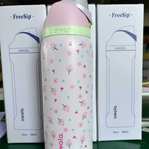 Owala Urban Outfitter Exclusive Tied And True Bows Bottle Cup 32oz New In Box UK - Picture 2 of 7