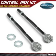 2x Front Inner Tie Rod End for Ford Mustang 2011 2012 2013 2014 V6 3.7L V8 5.0L