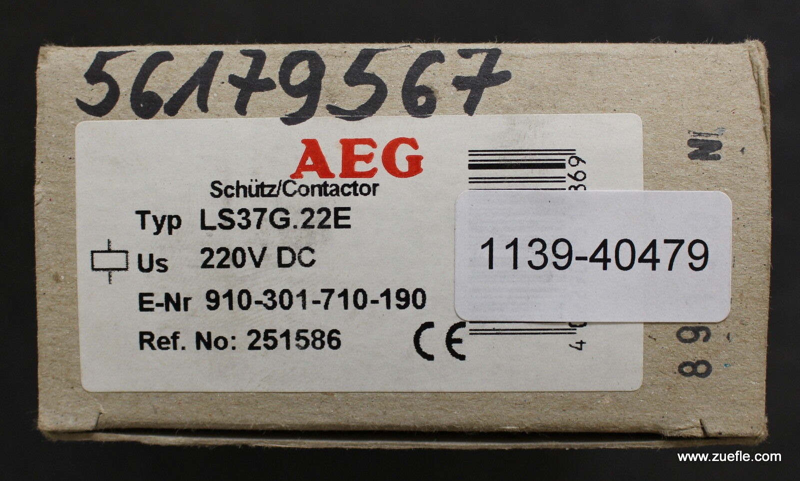Stycznik / stycznik AEG LS37G.22E 910-301-710-190 Napięcie cewki 220VDC 2022, świetna wartość