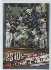 2020 Topps Baseball DECADES BEST BLUE #85 LOS ANGELES DODGERS Insert 12