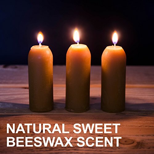 UCO 12-Hour Natural Beeswax Candles - Candle Lantern - 3 pack