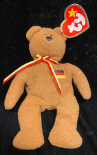 TY TEENIE BEANIE BABIES 1999 "GERMANIA " PLUSH BEAR
