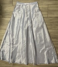 Michelangelo Vintage Women s Size 10 Ligth Purple Lined Long Zip Back Maxi Skirt
