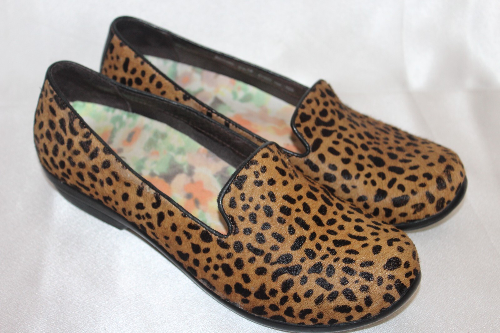 VIONIC Leopard Calf Hair Leather Slip On Comfort Loafers Shoes EU 39  US8.5-9 | eBay