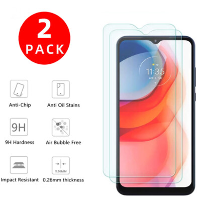 2x Motorola Moto G Pure/Stylus/Power/Play 2021 Tempered Glass Screen Protector