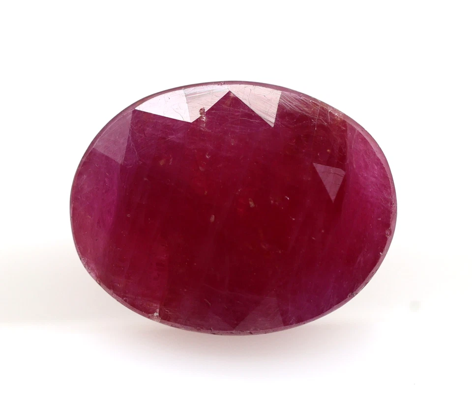 Natural Red Ruby 14.38 Ct Certified Loose Oval Cut Gemstone Africa 15x11 mm Size - Image 2 of 4