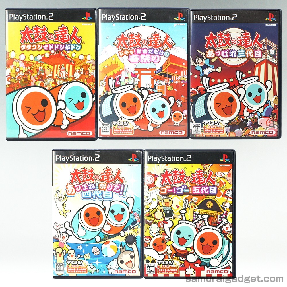 Taiko no Tatsujin (Taiko Drum Master) 5Games PS2 [Japanese NTSC-J