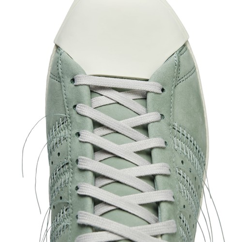 Adidas Y-3 Yohji Yamamoto Cuero Verde Superstar Tenis IG0801 Nuevas $330 - Imagen 6 de 8