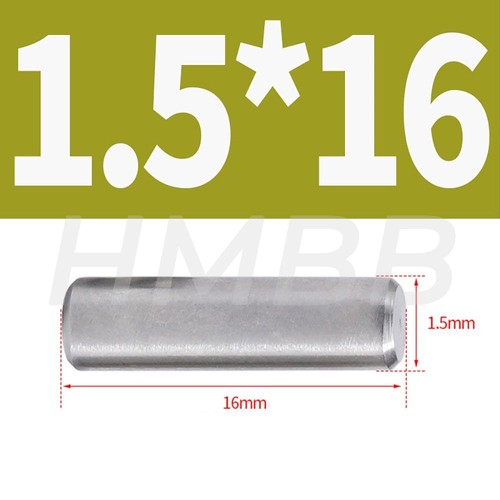 Pasadores de pasador de acero macizo métrico de 1 mm-12 mm A2 pasadores de acero inoxidable DIN7 - Imagen 15 de 149