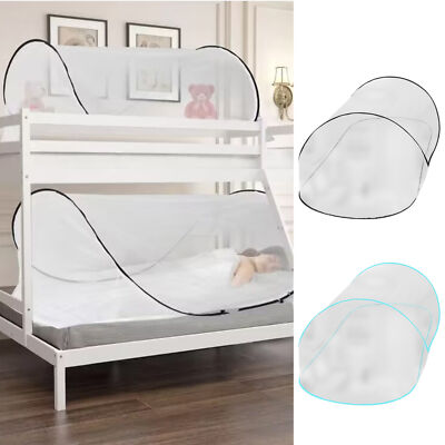 Portable Foldable Mosquito Net for Single Adult Kid Pop-Up Travel