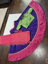 Indian Pakistani Lehengas Choli Navratri Garba Chaniya Choli Bollywood Dress Sar