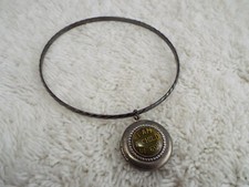 I Am A Child Of God Locket Charm Gunmetal Bangle Bracelet (B45)