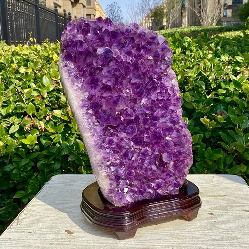 39.28LB Natural amethyst block quartz cluster mineral specimen healing spiritual - 第 1/16 張圖片