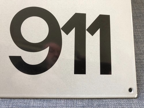 Authentic Vintage Porsche 911 Performers Car Enamel Sign (24" x 16") LE 572/1000 - Picture 5 of 11