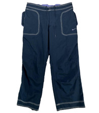Nike Men's Carpenter Trousers Pant Drawstring Waist Navy Blue Size S (4-6)