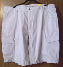 Image of New Men's Carhartt Force relaxed Fit Ripstop Cargo Work Shorts Sz 42, Light Gray