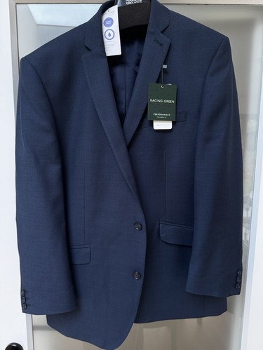 BNWT - Racing Green Men's Blazer Chest: 42S - Navy