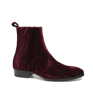 wine red chelsea boots mens