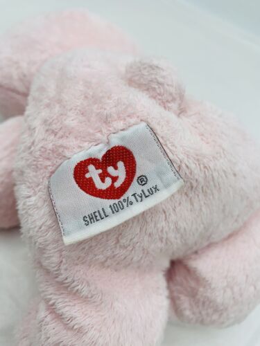 Ty Pluffies Pink My Baby Bear 8" Plush Teddy Bear 2005 Soft Stuffed Animal Toy - Picture 13 of 14