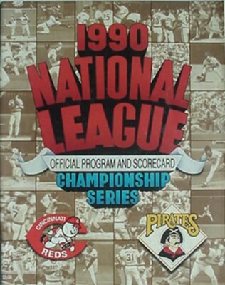 1990 NATIONAL LEAGUE CHAMPIONSHIP SERIES PROGRAM - REDS at PIRATES | eBay