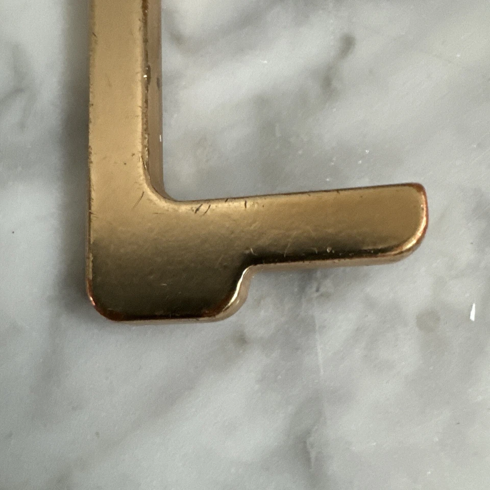 Dije bolso fósil vintage llave oro rosa Foto 2 de 4