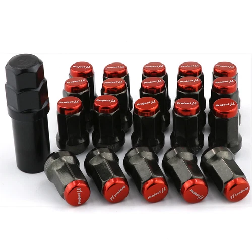 M12x1.5 Project MU Red Composite SPEC Steel Wheel Lug Lock Nuts 20pcs/set - Bild 4 von 7