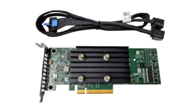 NFYVN Dell Perc HBA350I 8 Port SAS Host Bus Adapter Half Height Bracket w/ Cable