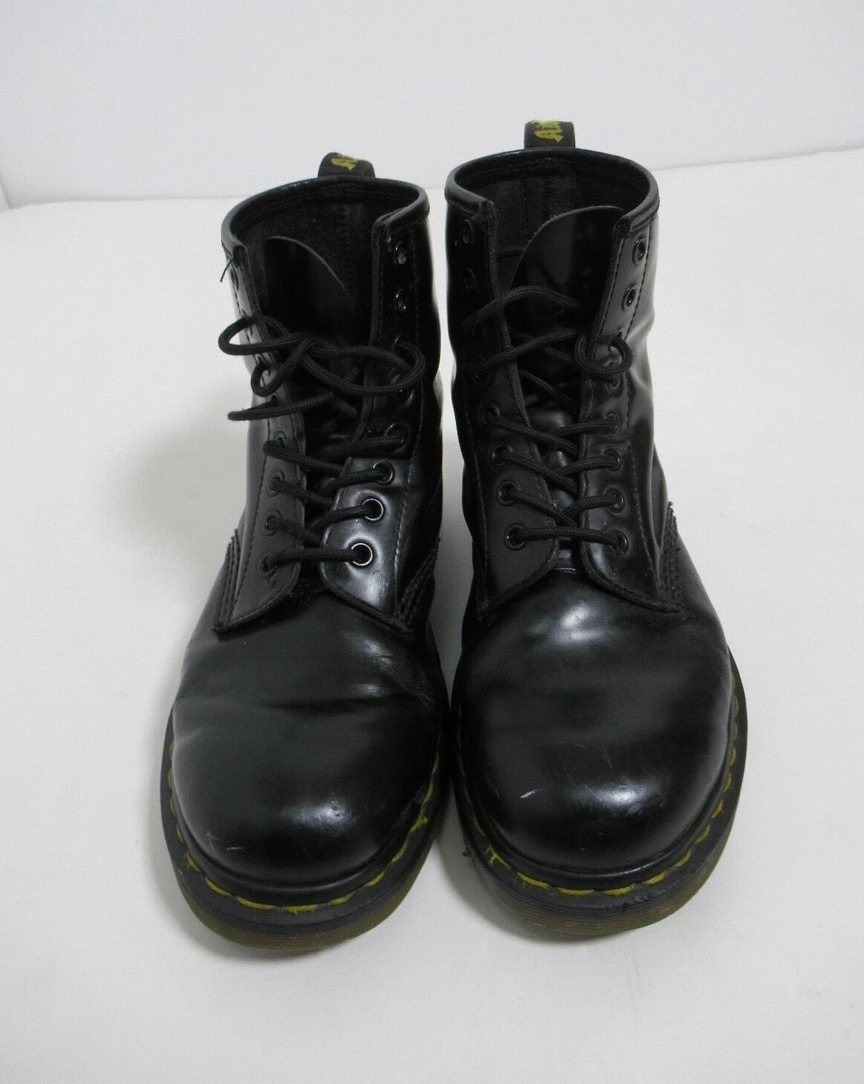 Dr Martens 10072 Smooth Leather Booth Black Size 8 US M / 9 US L / 7 UK /41 EU