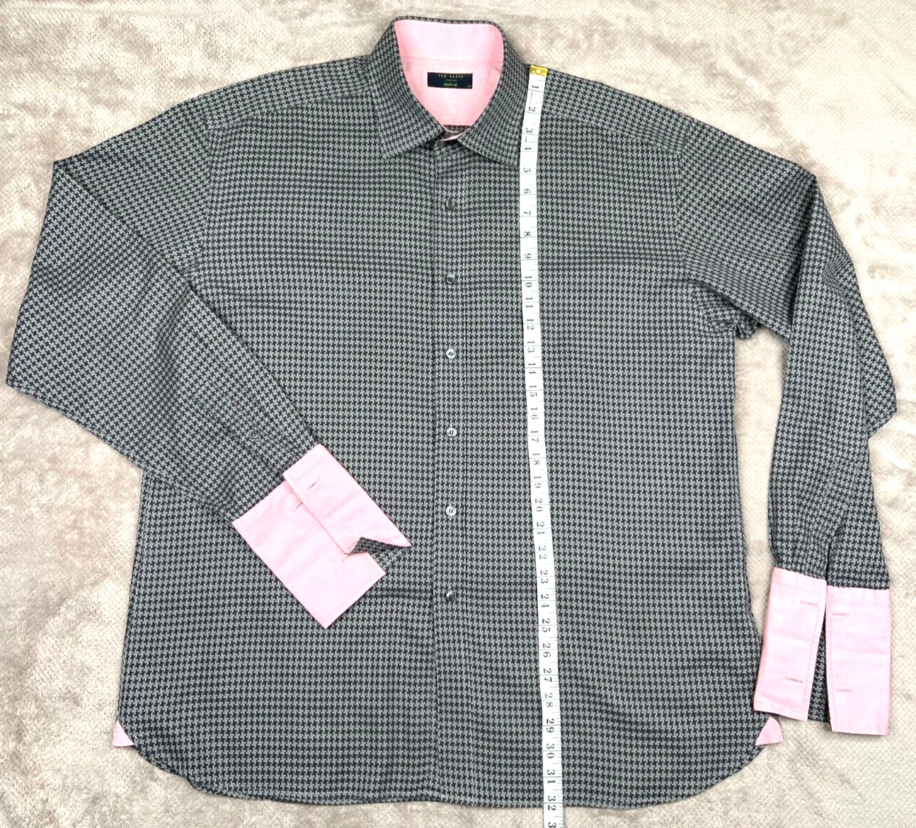Ted Baker Archive Button Down Folded Long Sleeve … - image 4